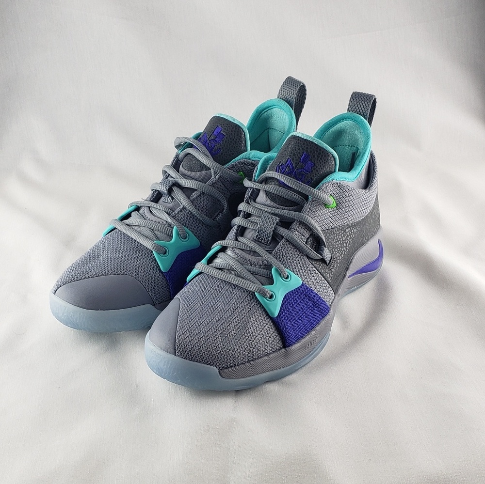 Nike PG 2.0 pure plat/ turquoise - size U.S. 7y